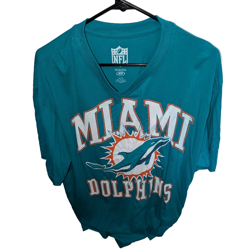 Men's Miami Dolphins NFL Teal T-Shirt Size XL